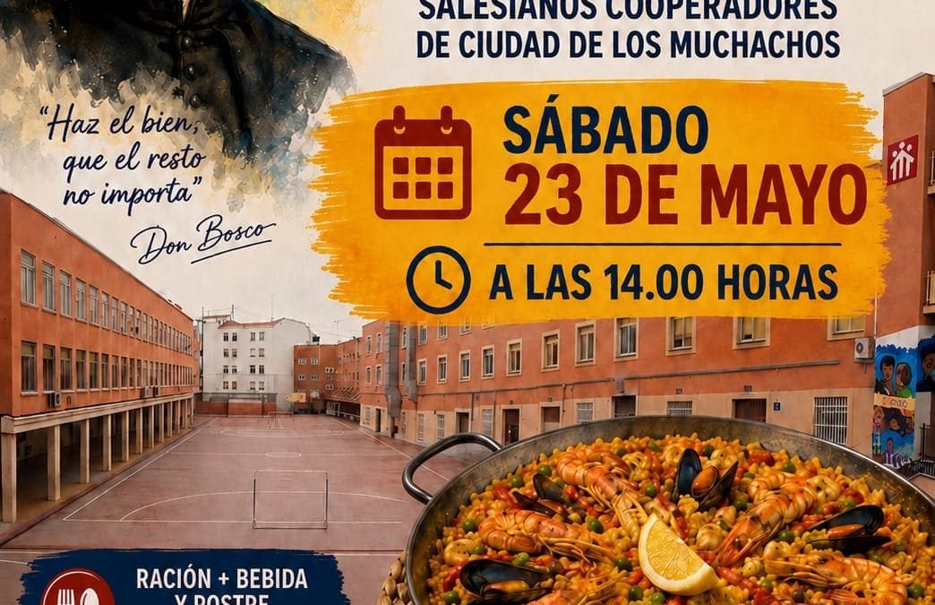 Paella Solidaria 2026 Salesianos Ciudad de los Muchachos
